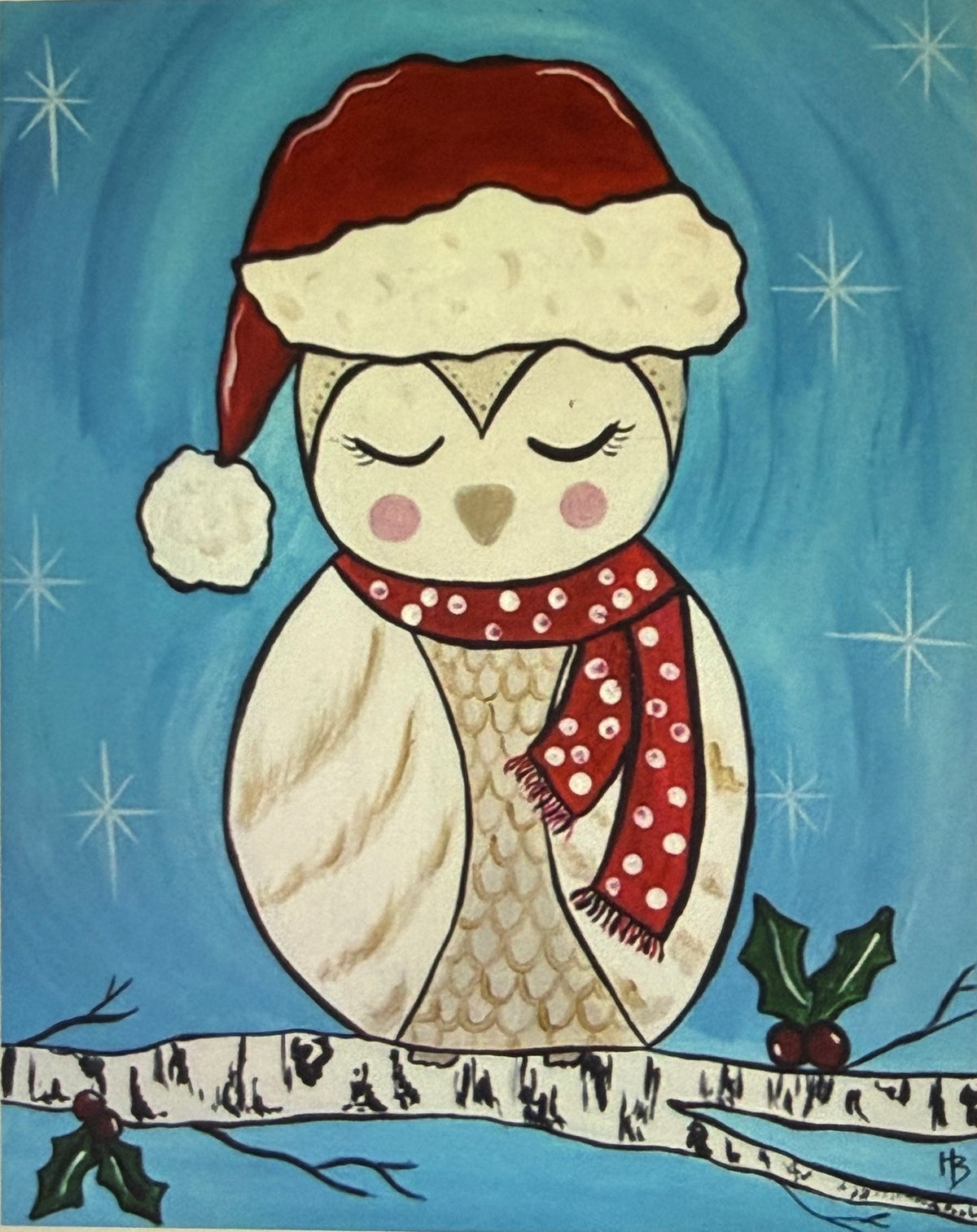 Christmas Owl Paint Kit