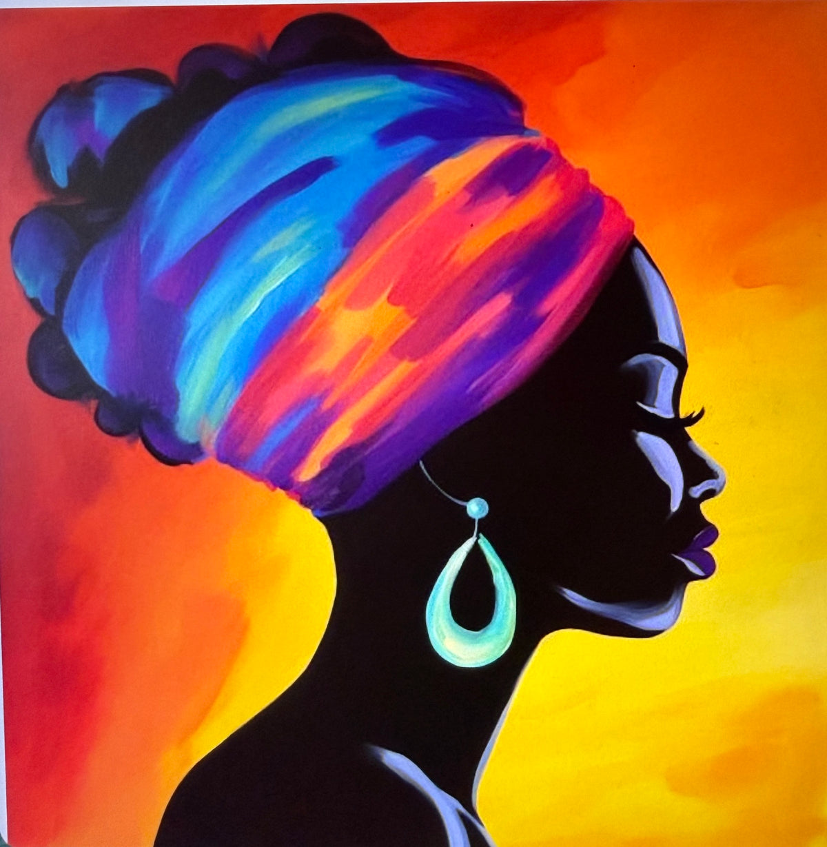 Colorful Headwrap Beauty Paint Kit