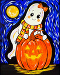 Cute Ghost & Pumpkin Paint Kit