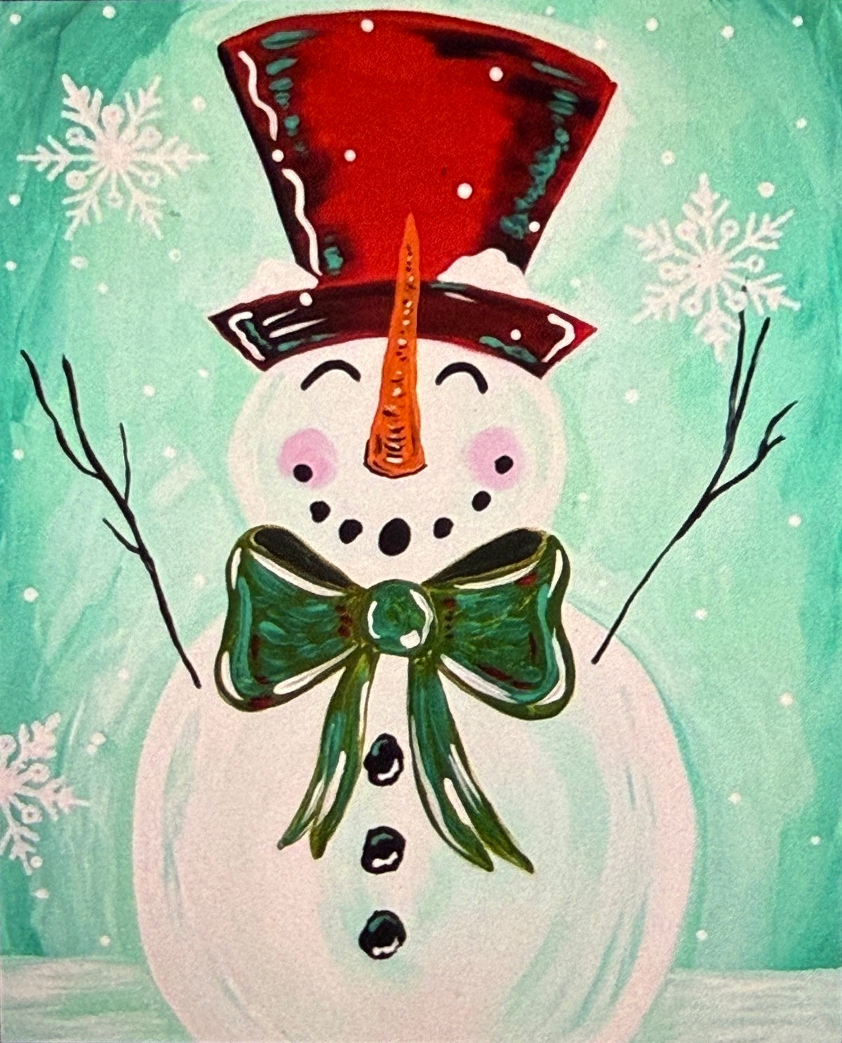 Snowman Holiday Paint Kit